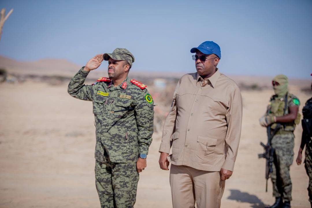 Wasiirka Gaashaandhigga Somaliland iyo Taliyaha Ciidanka Qaranka oo Kormeeray Jiidaha Hore ee Gobolka Sanaag