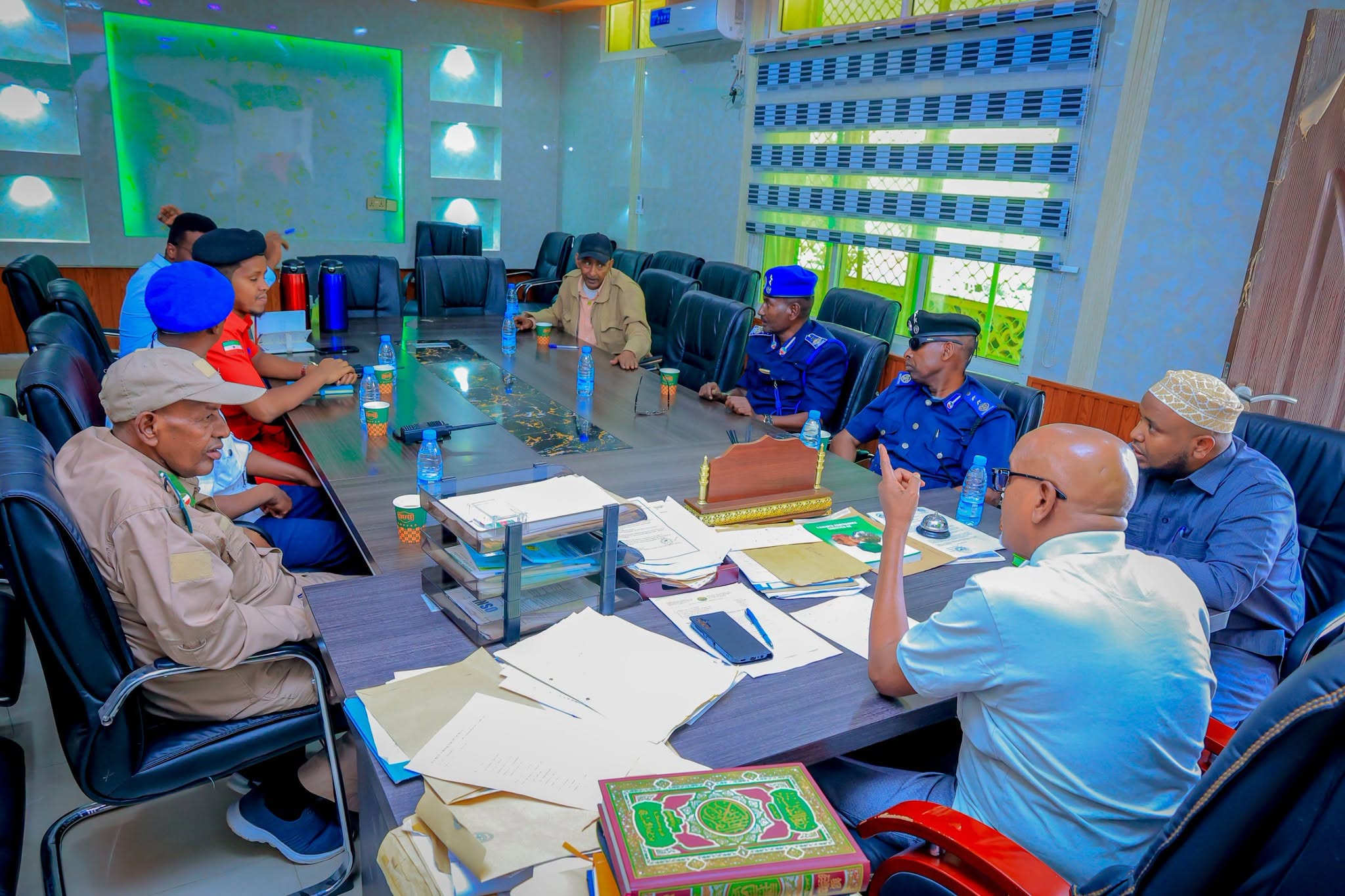 Guddoomiyaha Gobolka Maroodi-jeex Oo Shir Amni Ku Qiimeeyey Xaaladda Gobolka Iyo Fulinta Go'aamadii Hore