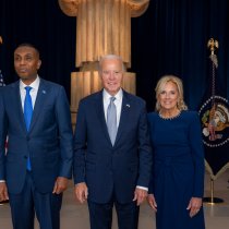 Biden iyo Harris oo tagay deegaannadi ay garaacday duufaanta Helene