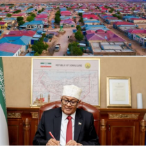 Guddoomiyaha Maxkamadda Sare ee Somaliland oo xafiiskiisa maanta ku qaabilay Wakiilka Turkiga u qaabilsan Somaliland.