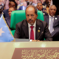 Xasan Sheekh Oo Ka Qaybgalay Furitaanka Shir-Madaxeedka Jaamacadda Carabta