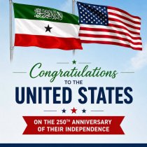 Somaliland Oo Hambalyo U Dirtay Maraykanka Munaasabadda 250 Guurada Xornimadiisa