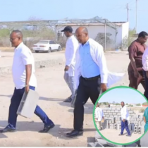 Masuuliyiinta Xannaanada Xoolaha ee Saaxil oo Ka Qayb Qaatay Dhismaha Dayrka Xarunta Wasaaradda
