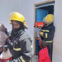 Ciidanka Dabdamiska Oo Badbaadiyey Laba Carruur Mataan ah