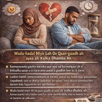 Marka Khilaafku Yimaado: Talooyin ku Socda Kuwa Guurka u Diyaar Garowga ama Ku Cusub