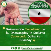 Taariikhda Guddoomiyaha Cusub Ee Wakiilada Somaliland
